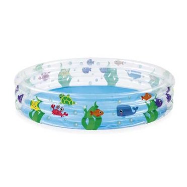 PILETA 3 AROS MUNDO MARINO GRANDE 51005 183X33CM BESTWAY          
