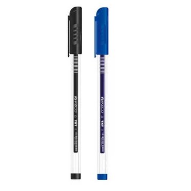 BOLIGRAFO EZCO TXT PTAMEDIA 1MM AZUL/NEGRO 213024          