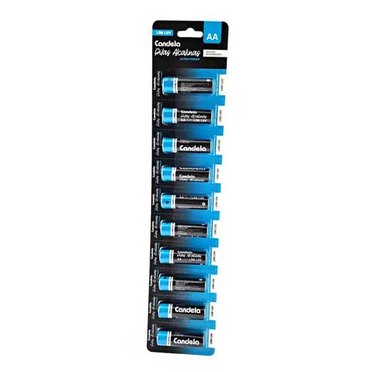 PILAS ALCALINAS CANDELA AA X10UNID 7500 GTM          