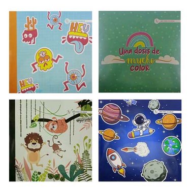 LIBRO PARA COLOREAR 20X20 X24PGS 1047 RY          