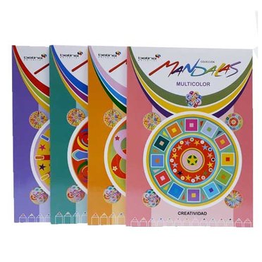 LIBRO MANDALAS MULTICOLOR BETINA ART2187          