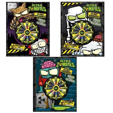 LIBRO RUEDA DE COLORES ZOMBIES BETINA ART2319/20/21/22          