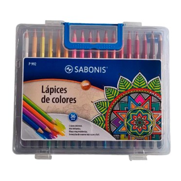LAPICES COLOR SABONIS X36U P992 ESTUCHE          