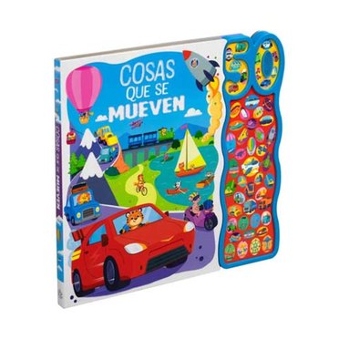 LIBRO COSAS QUE SE MUEVEN 50 SONIDOS 1588 SILVER DOLPHIN          