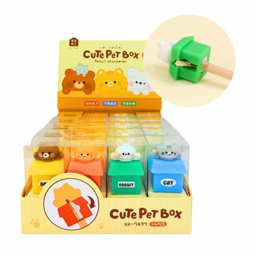 SACAPUNTA Y GOMA P/TINTA BORRABLE 27719 PET BOX COLOURS          