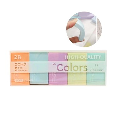 GOMA X 5 COLORS PASTEL DM-24309 27228 COLOURS          