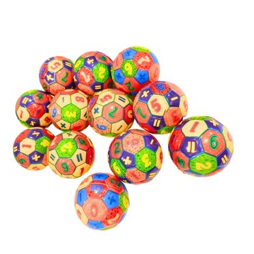 PELOTA SALTARINA SOFT NUMEROS 26331 COLOURS          
