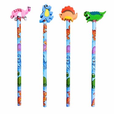 LAPIZ DINO CON GOMA 26996 COLOURS          