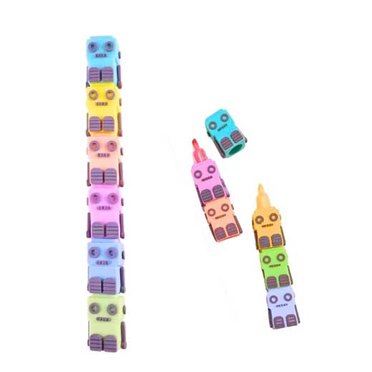 RESALTADOR ROBOT X 5 COLORES MD-270 26791 COLOURS          