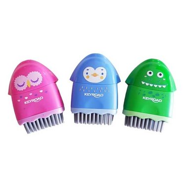 SACAPUNTA 3 EN 1 KR972128 KEYROAD CON GOMA DE BORRAR Y CEPILLO, GOMA          