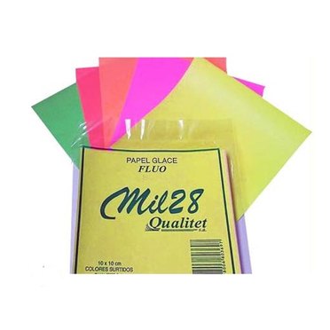 PAPEL GLACE FLUO TACO X200HJS MIL28 10X10          