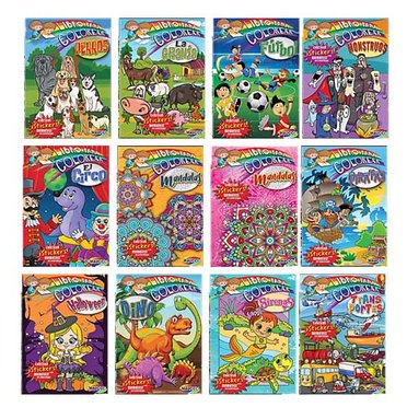 LIBRO PARA COLOREAR STICKERS Y MEMOTEST MAUCCI APPIA          