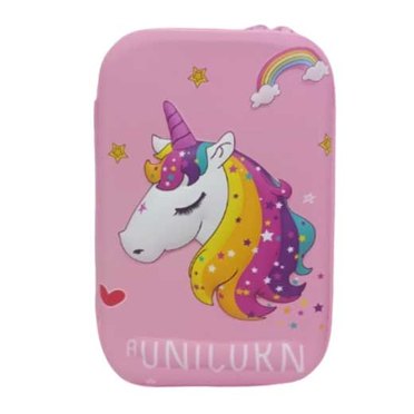CANOPLA 3D UNICORNIO ARCO IRIS 27607 ENGOMADA COLOURS          