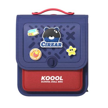 MOCHILA ESCOLAR CON PELUCHE K58 KOOOL 290X275X400MM EVA+PVC          