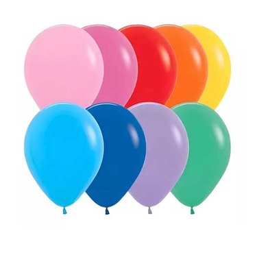 GLOBOS LISOS CLASICOS X25U 10