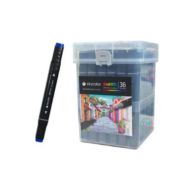 MARCADOR SKETCH X36U SKYCOLOR DOBLE PUNTA SK100-36          