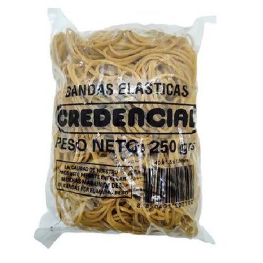BANDA ELASTICA CREDENCIAL 250GR BOLSA BAN250B          