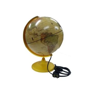 GLOBO TERRAQUEO BPLASTICO 25CM 257ALW C/LUZ ANTIGUO          