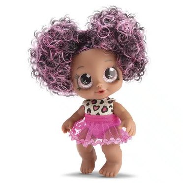 BABY RAINBOW FASHION NEGRA BA0859 BAMBOLA          