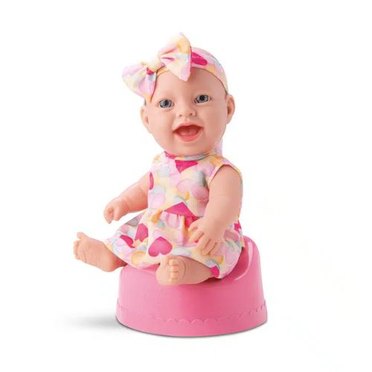 BEBE BAMBOLINHA FAZ XIXI BA0744 BAMBOLA          