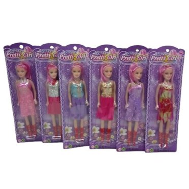 MUÑECA PRETTY GIRL EN BLISTER F-02286 FREE ARG          