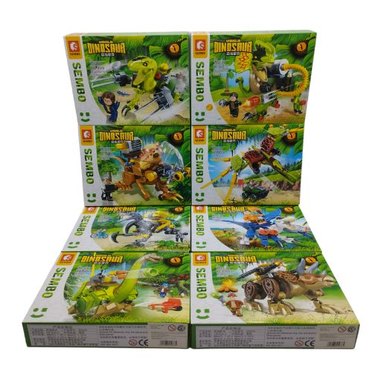 SEMBO BLOCK DINOSAUR 201938 TOYZ 205027-034 9408          