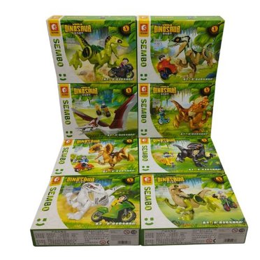 SEMBO BLOCK DINOSAUR 201937 TOYZ 205009-016 9454          