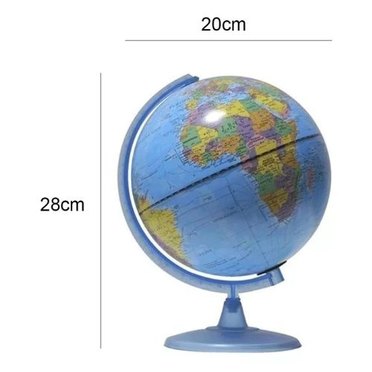 GLOBO TERRAQUEO BPLASTICO 20CM207WD MULTIGIRO          