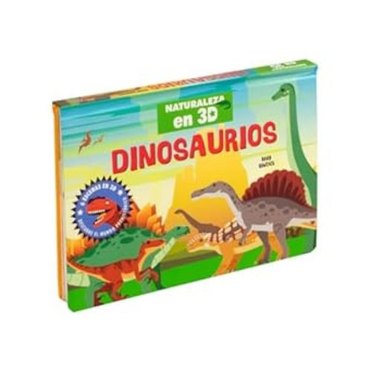LIBRO NATURALEZA EN 3D: DINOSAURIOS SILVER DOLPHIN
