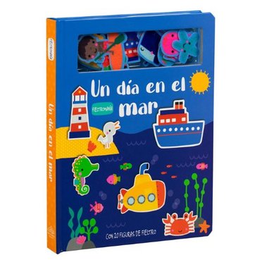 LIBRO FIELTROMANIA: UN DIA EN EL MAR SILVER DOLPHIN