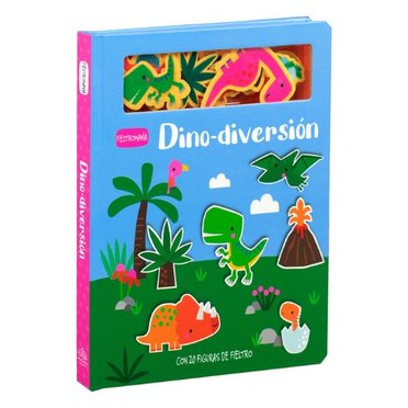 LIBRO FIELTROMANIA: DINO-DIVERSION SILVER DOLPHIN          