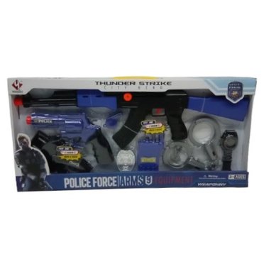 PISTOLA POLICIA BL8266 BLOWER + ACC + SONIDO DISPARO 53X25,6X3,8CM          