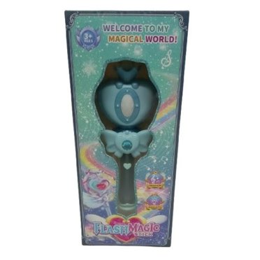VARITA MAGICA LUZ Y SONIDO BL8652 AZUL BLOWER 14X7X32CM          