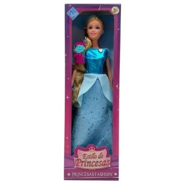 MUÑECA PRINCESAS FASHION 8065 FIBRO          