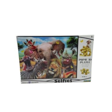 PUZZLE 3D AFRICA SELFIE X 63PZS 10543 FIBRO          