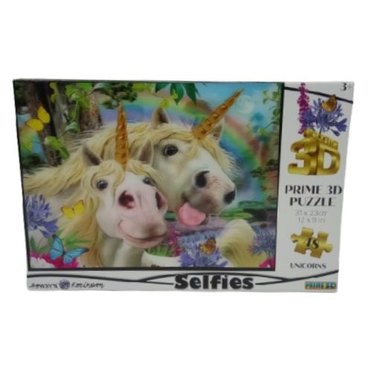 PUZZLE 3D UNICORN SELFIE X 48PZS 10693 FIBRO          