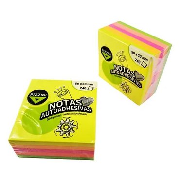 NOTAS ADHESIVAS PIZZINI 50X50MM 240HJS NA5050240FX1          