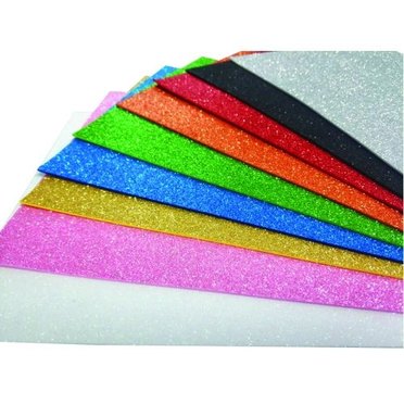 GOMA EVA A4 GLITTER X5 UND IBICO COLORES IBI CRAFT          