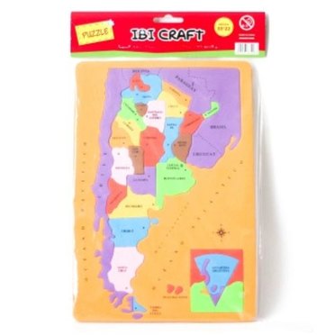 MAPA ARGENTINA GOMA EVA 250900 33X22CM IBI CRAFT          