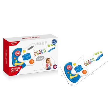 GUITARRA MUSICAL HE0503 HUANGER 39X7,5X25CM IRV TOYS          