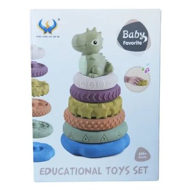 TORRE DEL DINOSAURIO 7 PIEZAS ZY1568035 MI CLAVEL          