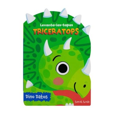 LIBRO LEVANTA LAS TAPAS TRICERATOPS SILVER DOLPHIN          
