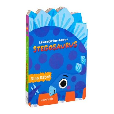 LIBRO LEVANTA LAS TAPAS STEGOSAURUS SILVER DOLPHIN          