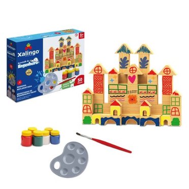 JUGANDO AL INGENIERO PINTURA 67887 50PZS XALINGO RG          