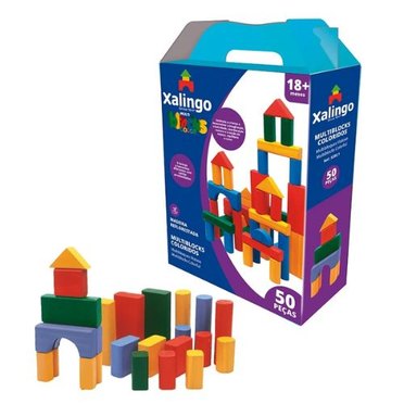 MULTIBLOCKS COLORIDOS 52821 50PZS XALINGO RG          