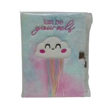 DIARIO INTIMO TAPA PELUCHE NUBE BL9239 BLOWER          