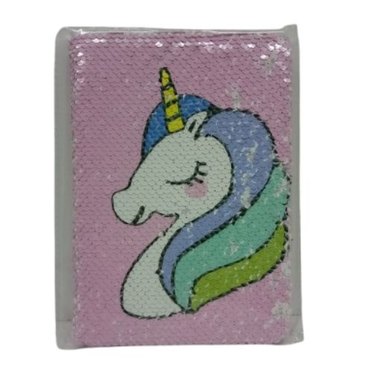 LIBRETA UNICORNIO LENTEJUELAS BL8948 BLOWER          