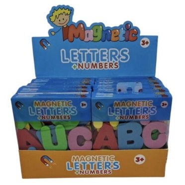 LETRAS MAGNETICAS 26PZS KW419 6CM FAYDI 413-0060          