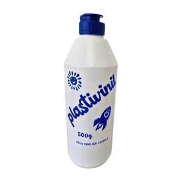 ADHESIVO VINILICO PLASTIVINIL 500GRS PLA  0500TRANSP          