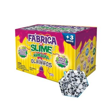 FABRICA DE SLIME ACRILEX 43010 OJITOS PEQUEÑOS          